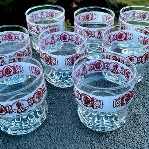 COPY - Libby Bar Glasses ~ Copper Penny ~ Lot of 8